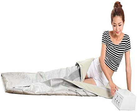 ZONEMEL 3 Zone Digital Far-Infrared Heat Sauna Blanket, Body Shaper Sauna Slimming Blanket Detox Therapy Machine Fitness, Adjustable Size