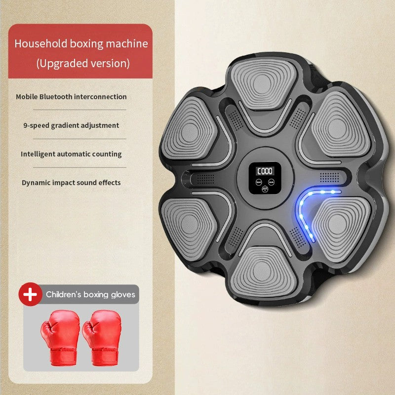 Bluetooth music boxing target light adjustment boxing machine home fitness boxing wall target