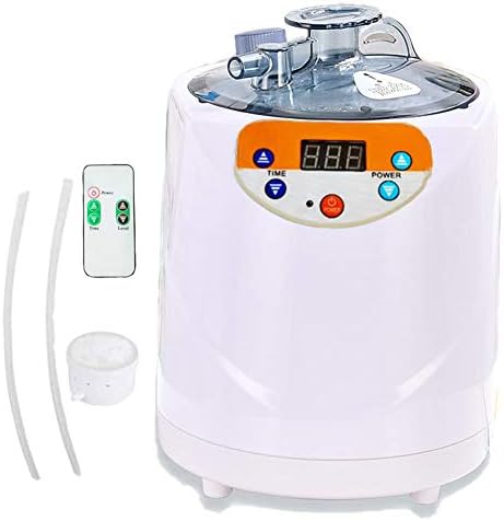 ZONEMEL Portable Sauna Steamer Pot 3 Liters, Stainless Steel Steam Generator with Remote Control, Spa Machine with Timer Display Mist Moisturizing for Body Detox