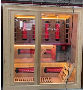 Hemlock Indoor Luxury Hybrid Sauna for 4-5 People