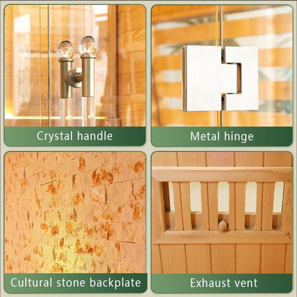 6 or 8 Person Indoor Traditional Steam Sauna