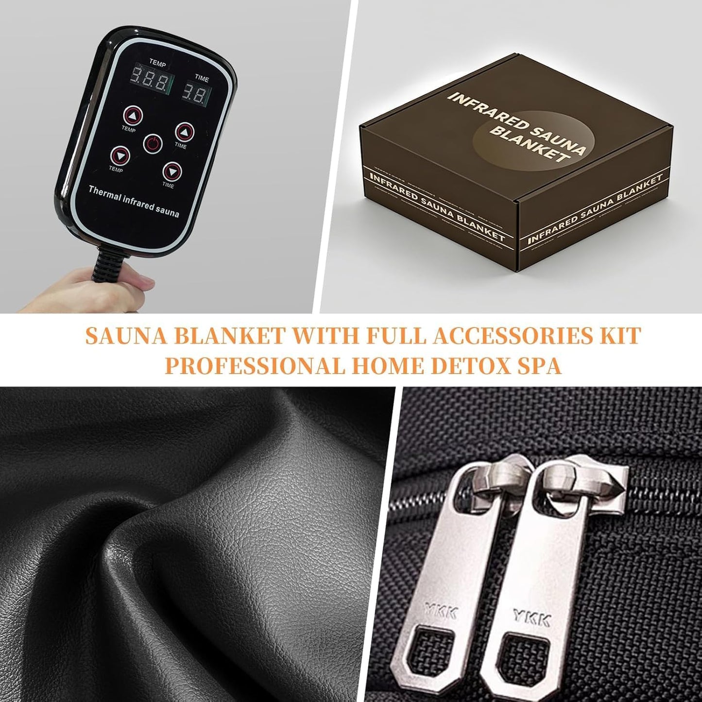 Infrared Sauna Blanket Fast Heating Temp 68–176°F