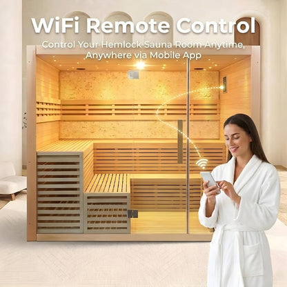 6 or 8 Person Indoor Traditional Steam Sauna