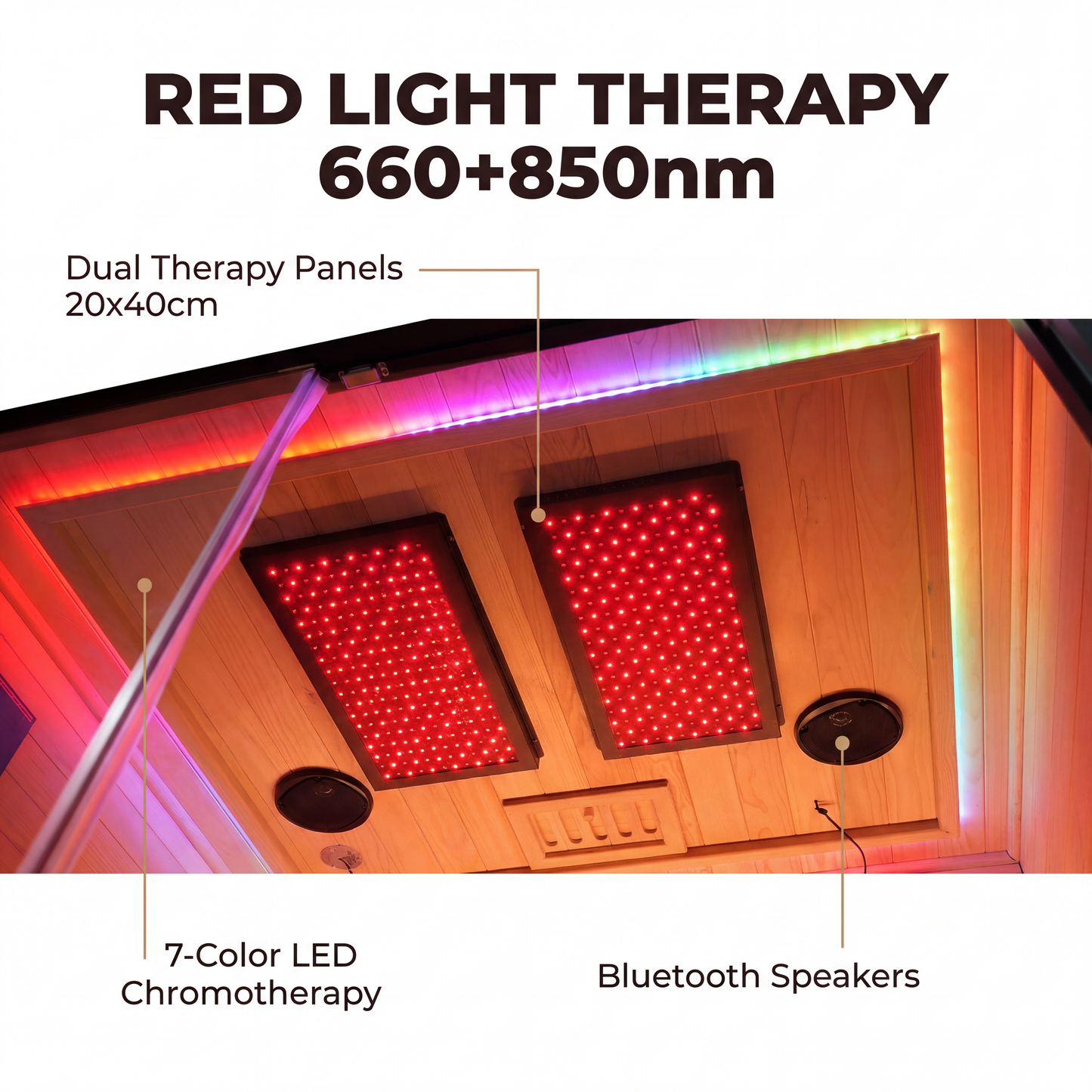 2 Person Full Spectrum Infrared Sauna