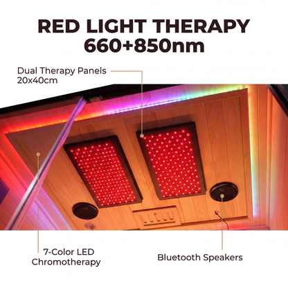 2 Person Full Spectrum Infrared Sauna