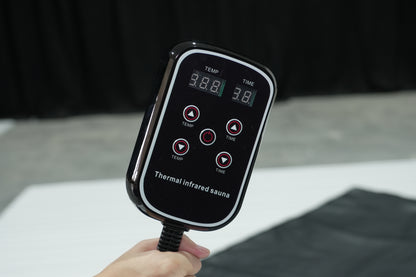 Infrared Sauna Blanket with Adjustable Temperature & Timer – Portable Professional Detox & Relaxation PU Heating Wrap – 180x90cm for Home Spa Therapy