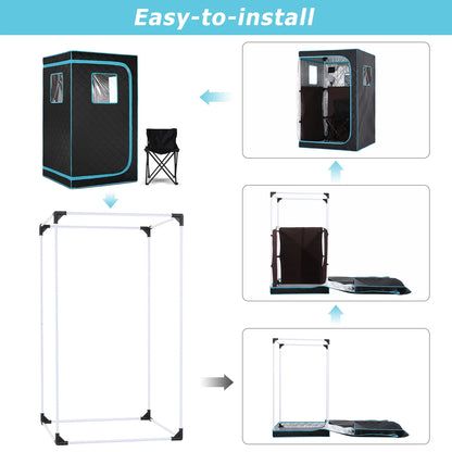 ZONEMEL Full Size Portable Infrared Saunas for Home Spa, Full Body Sauna Tent for Relaxation
